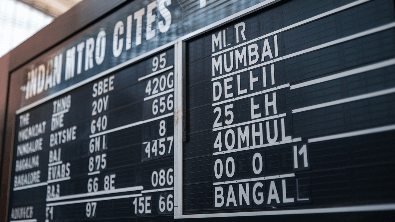 How Many Metro Cities in India