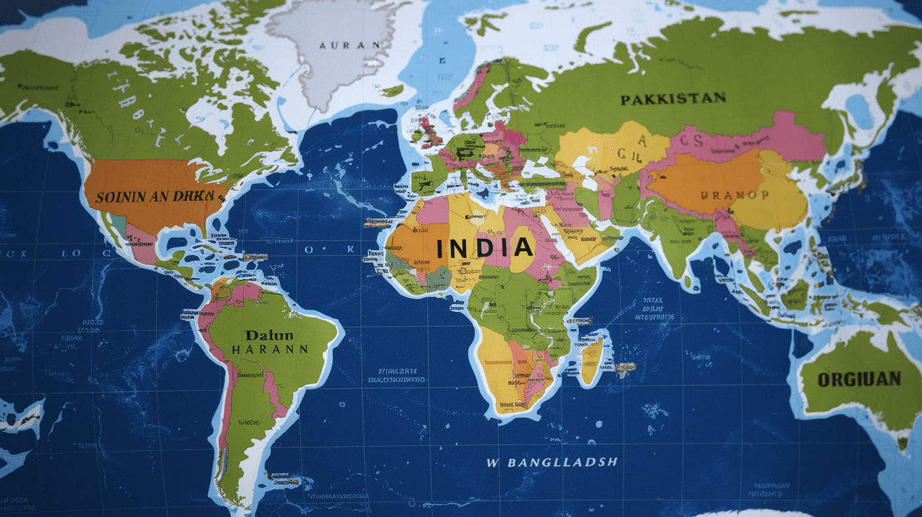 What is the Latitudinal Extent of India