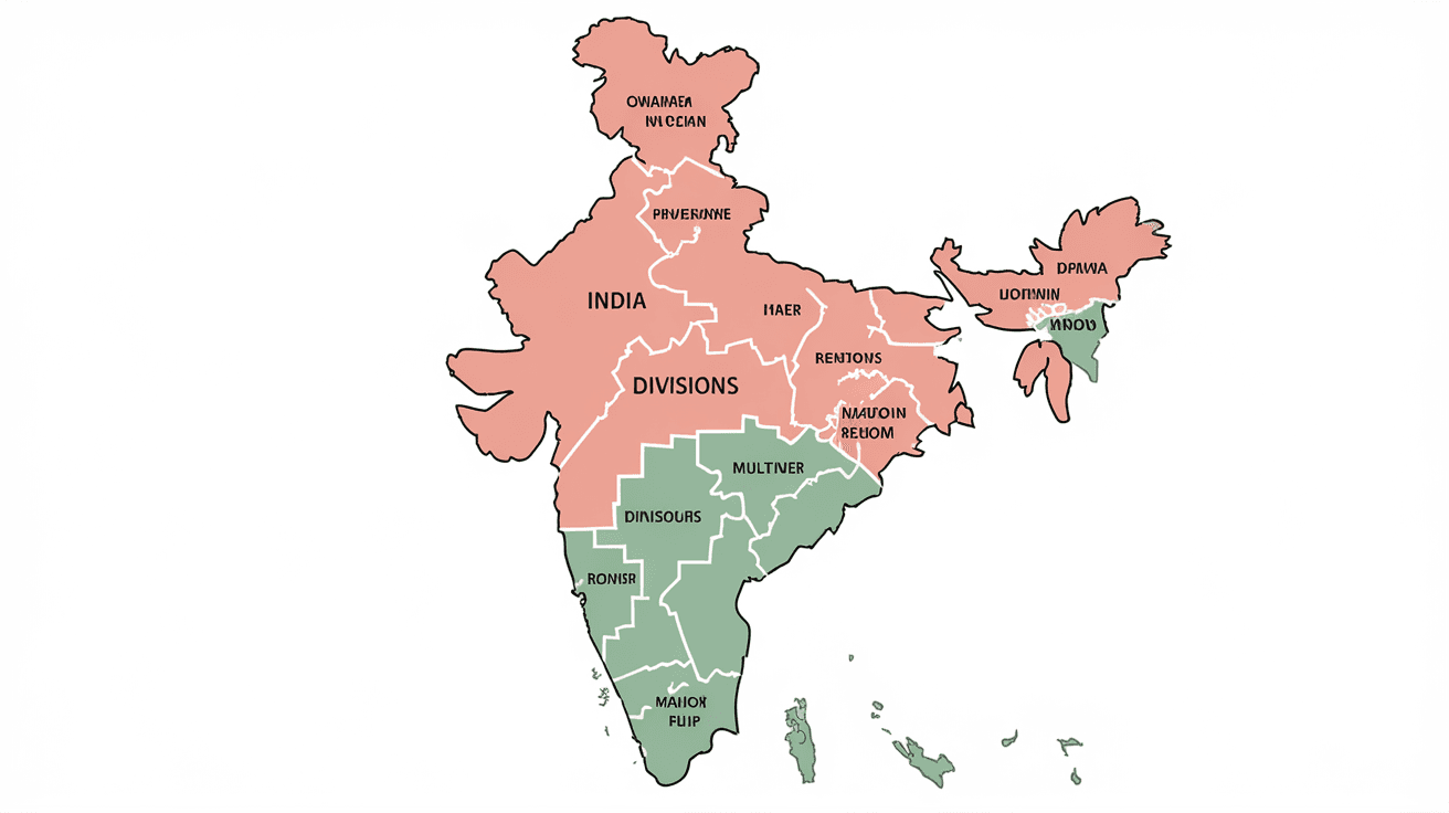 How Many Divisions Are There in India?
