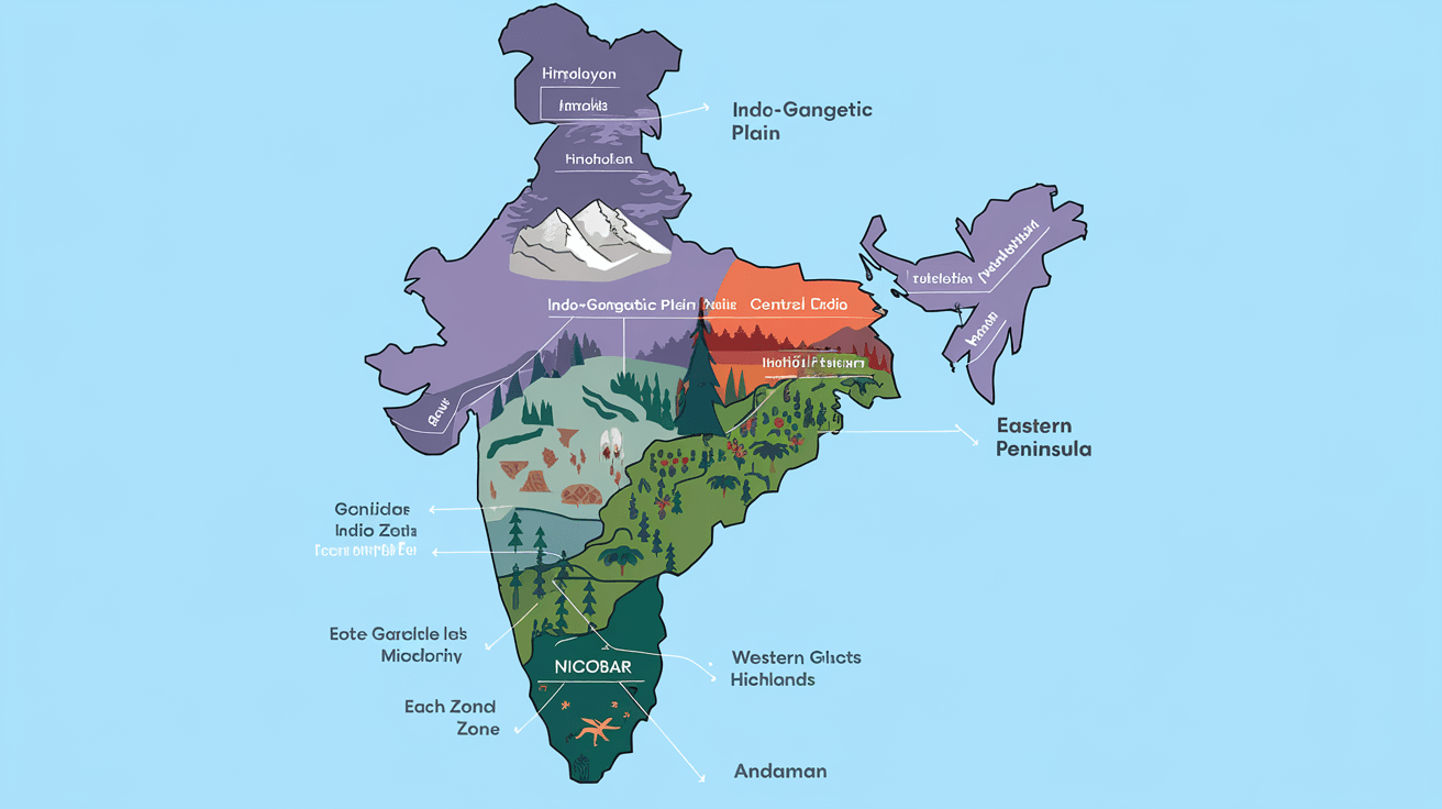 How Many Biogeographical Zones Are in India