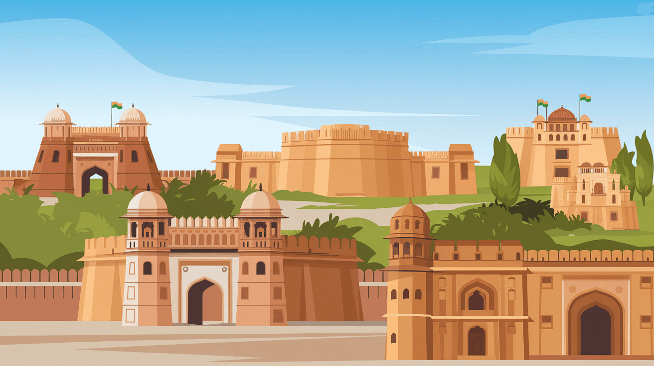 How Many Forts Are There in India