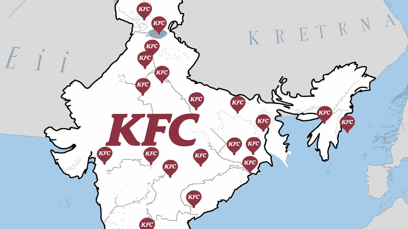 How Many KFC in India