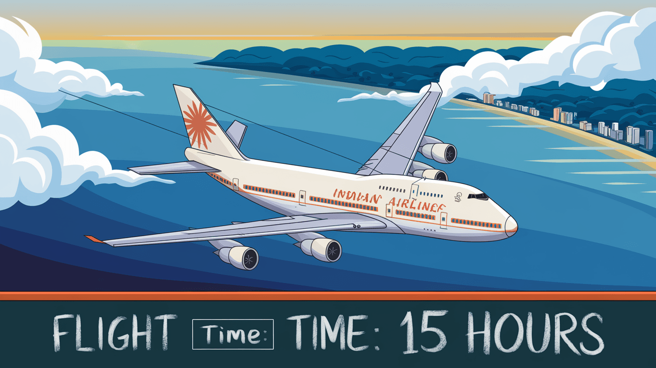 How Many Hours Flight from India to USA