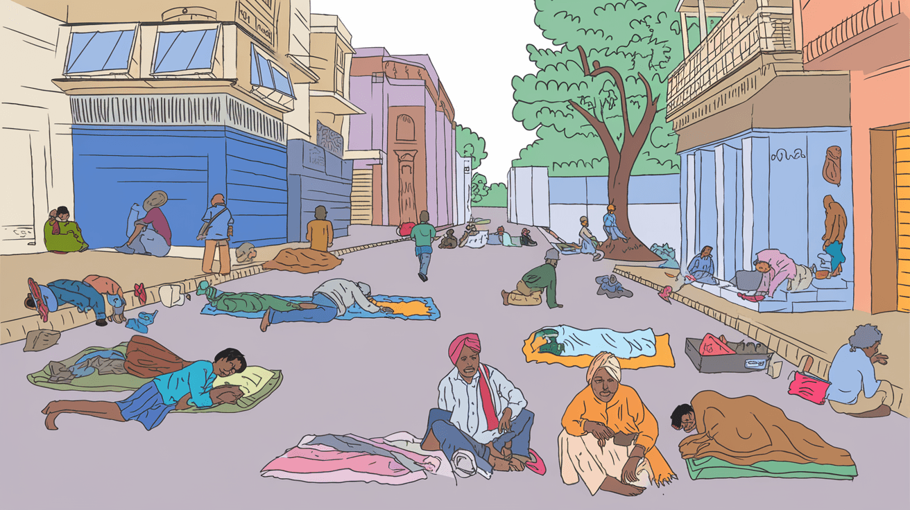 How Many Homeless People Are There in India?