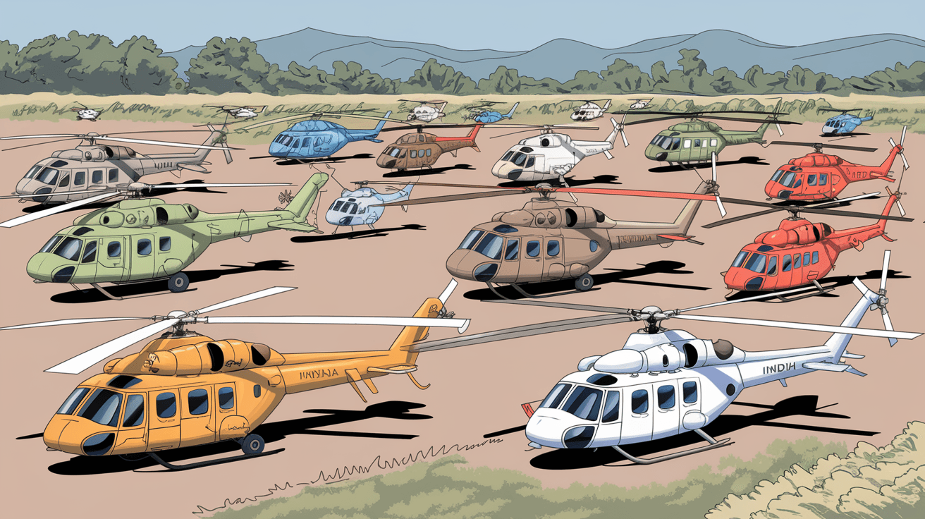 How Many Helicopters Are in India