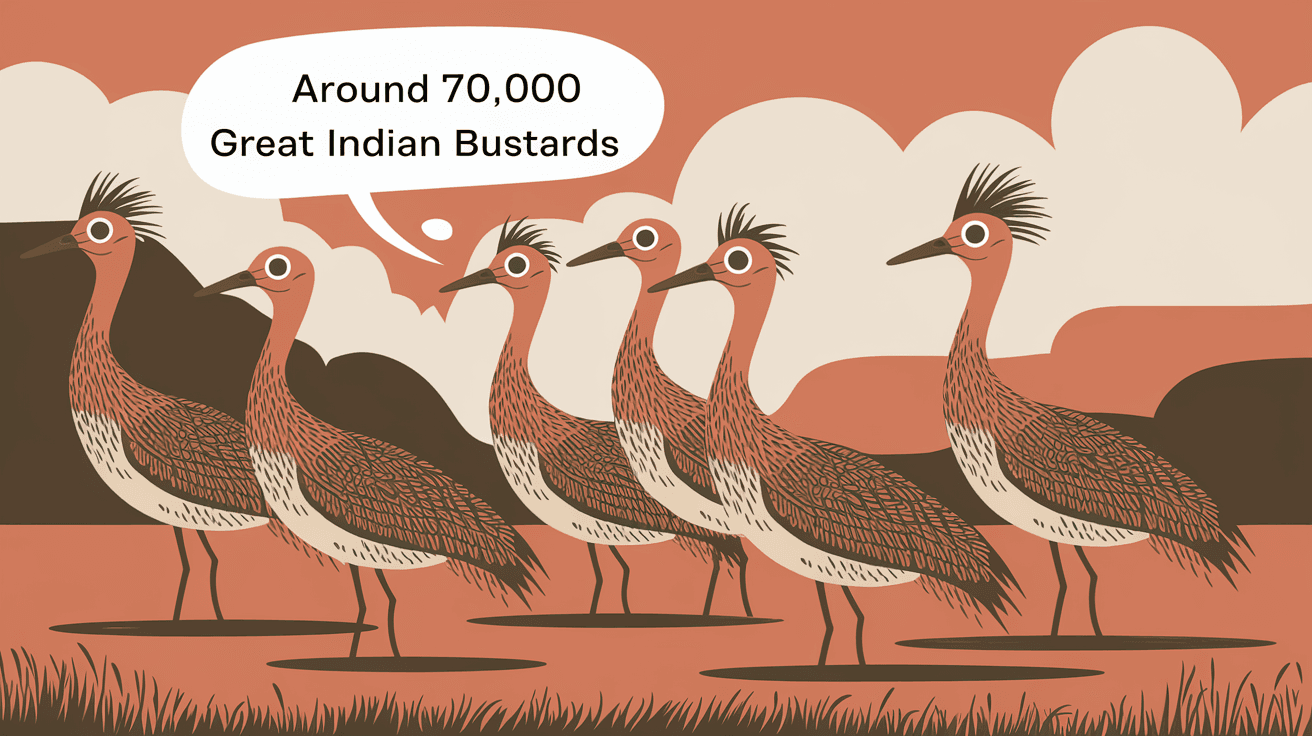 How Many Great Indian Bustards Are Left in India