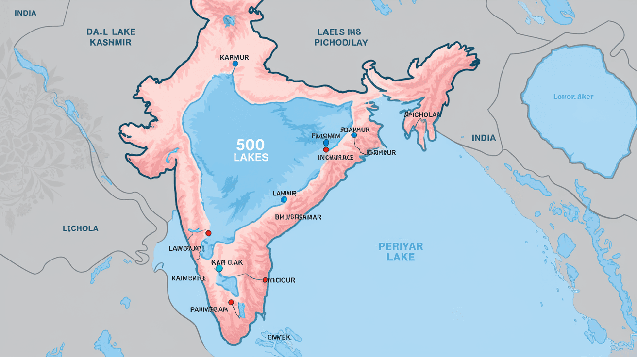 How Many Lakes Are There in India