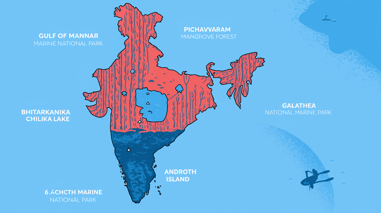 How Many Marine National Parks in India