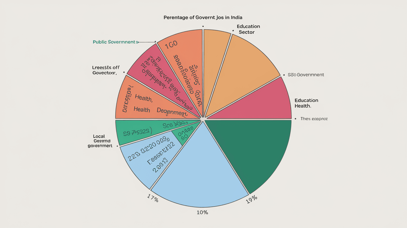 How Many Percent Government Jobs in India