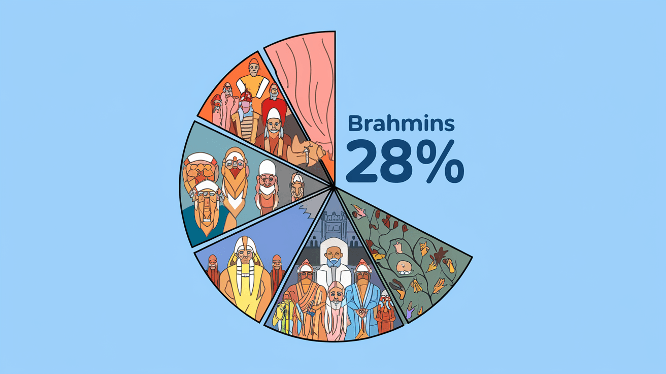 How Many Percentage of Brahmins in India