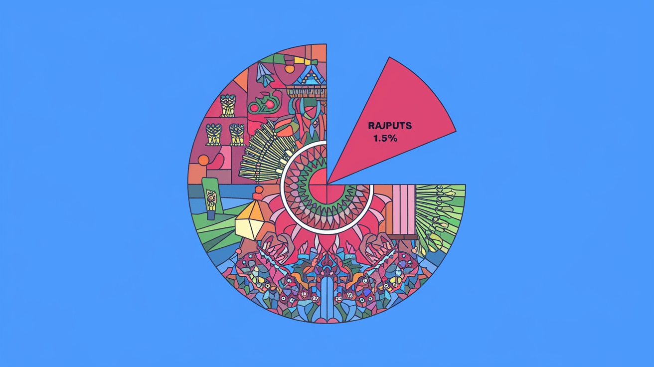 How Many Percentage of Rajputs in India