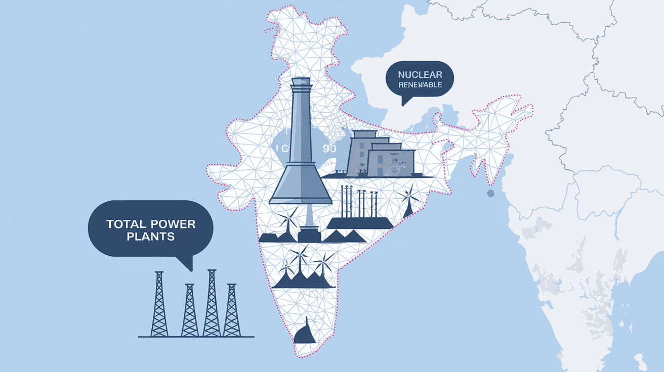 How Many Power Plants in India