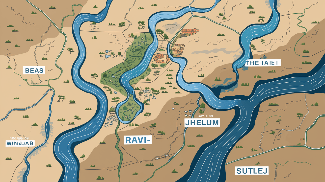 How Many Rivers in Punjab India