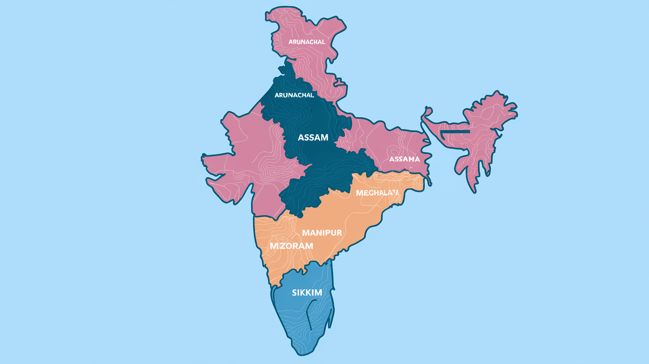 How Many States of India Share Border with Bhutan