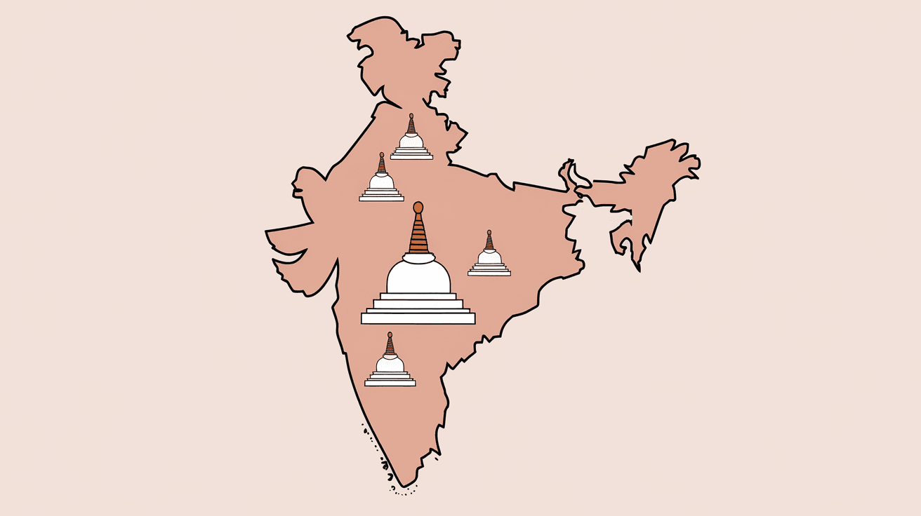 How Many Stupas Are There in India