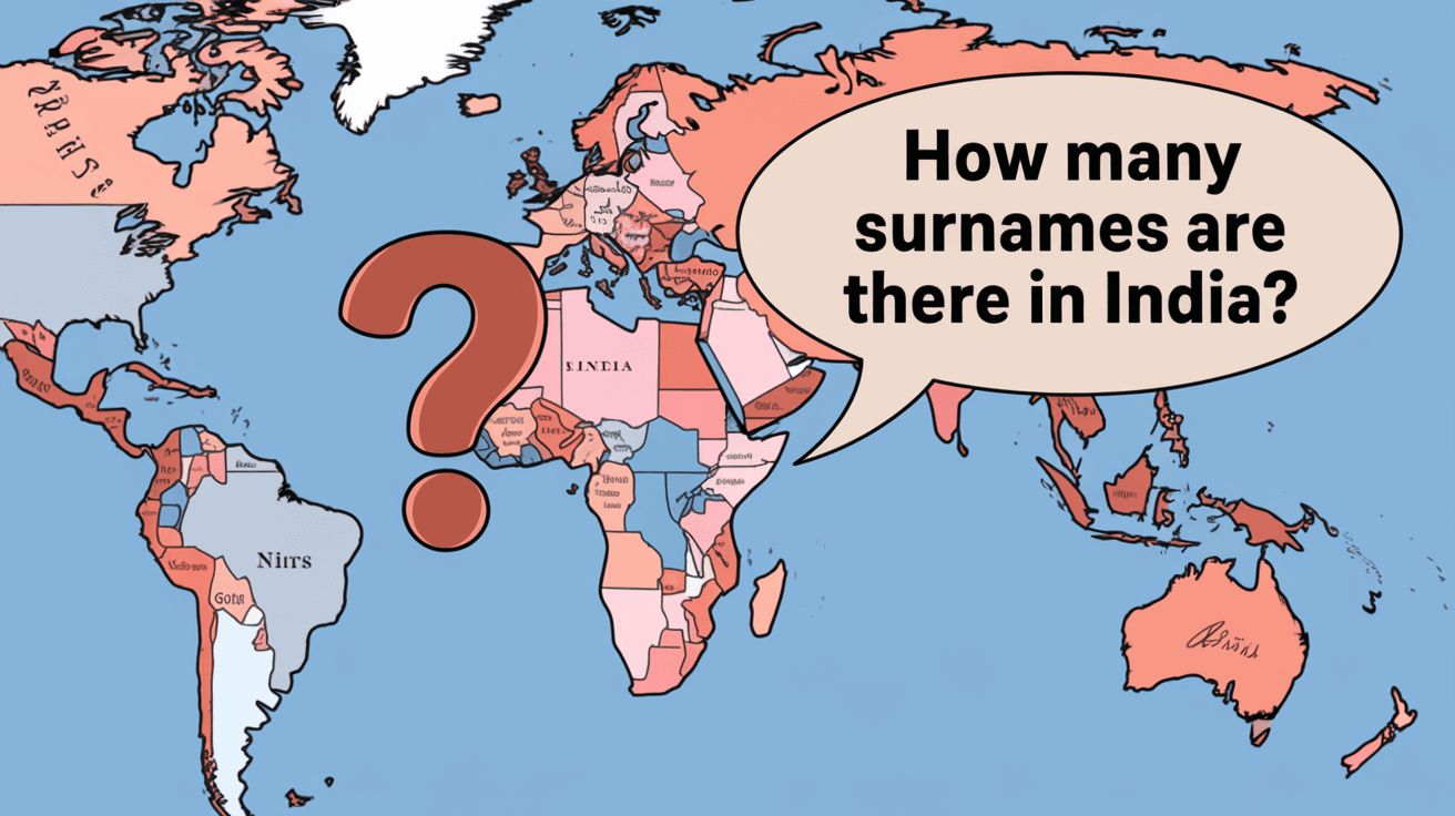 How Many Surnames Are There in India