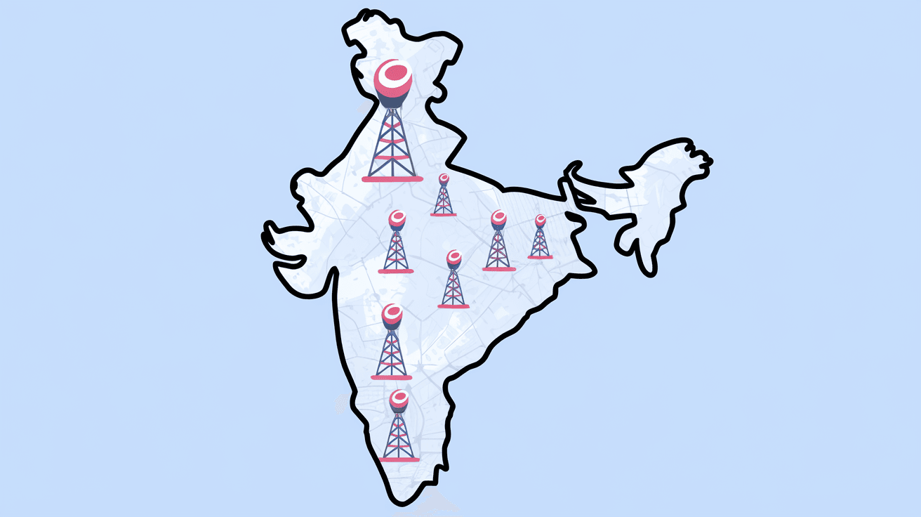 How Many Towers of Airtel in India