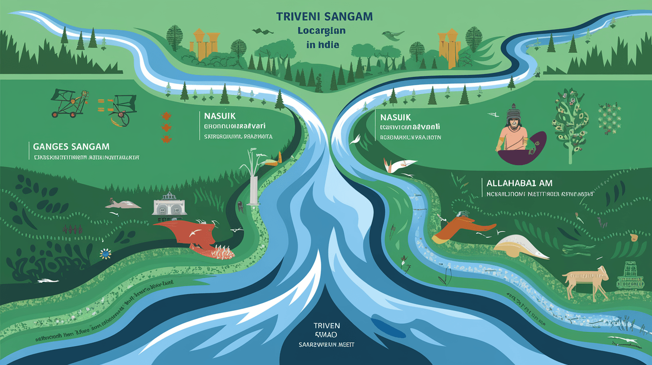 How Many Triveni Sangam Are There in India