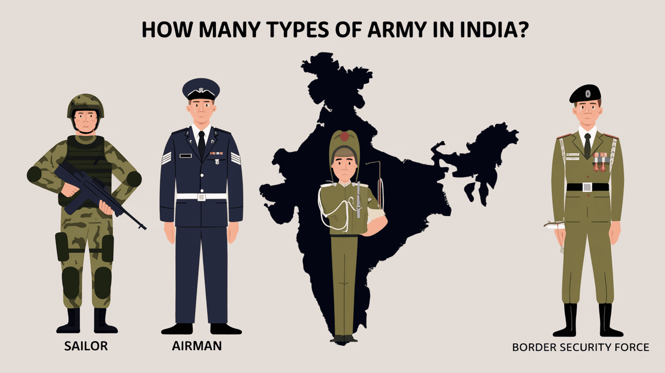 How Many Types of Army in India
