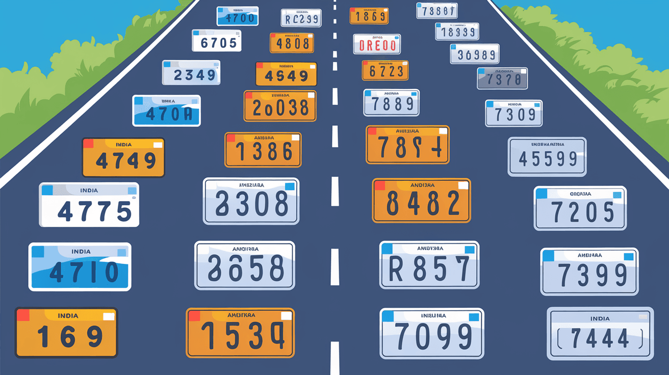 How Many Types of Number Plates in India