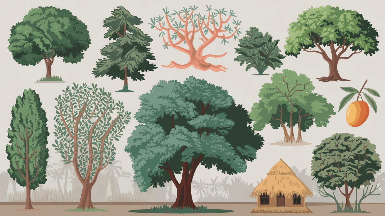 How Many Types of Trees Are Found in India