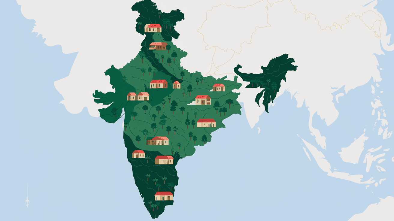 How Many Villages Are There in India Approximately