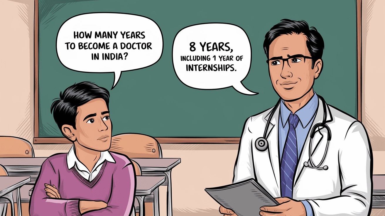 How Many Years to Become a Doctor in India