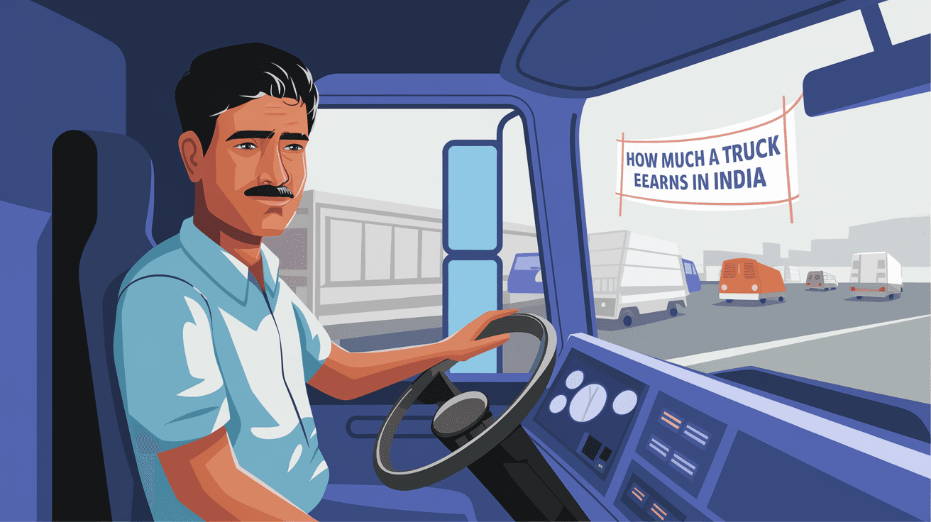 How Much a Truck Owner Earns in India