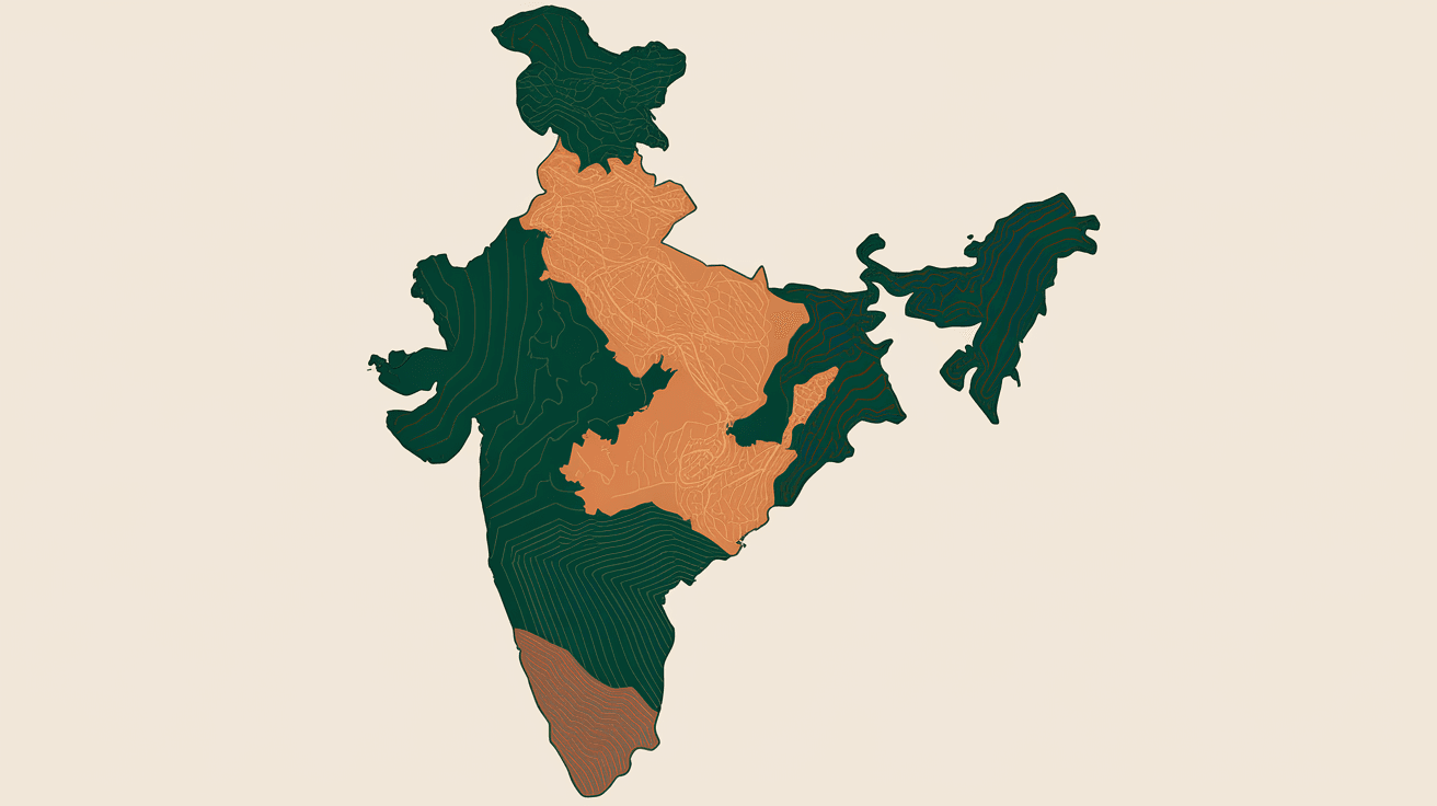 How Much Agricultural Land in India