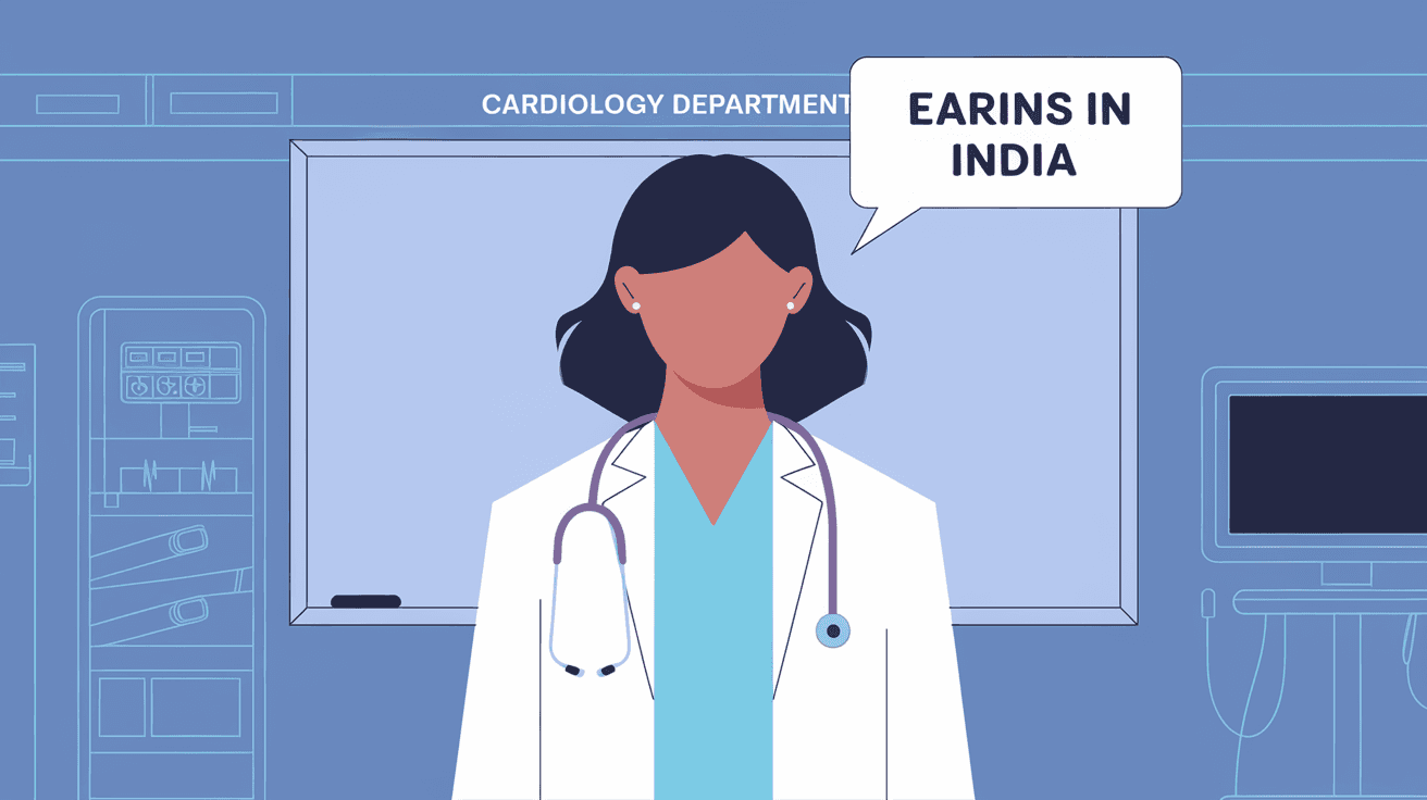 How Much Cardiologists Earn in India