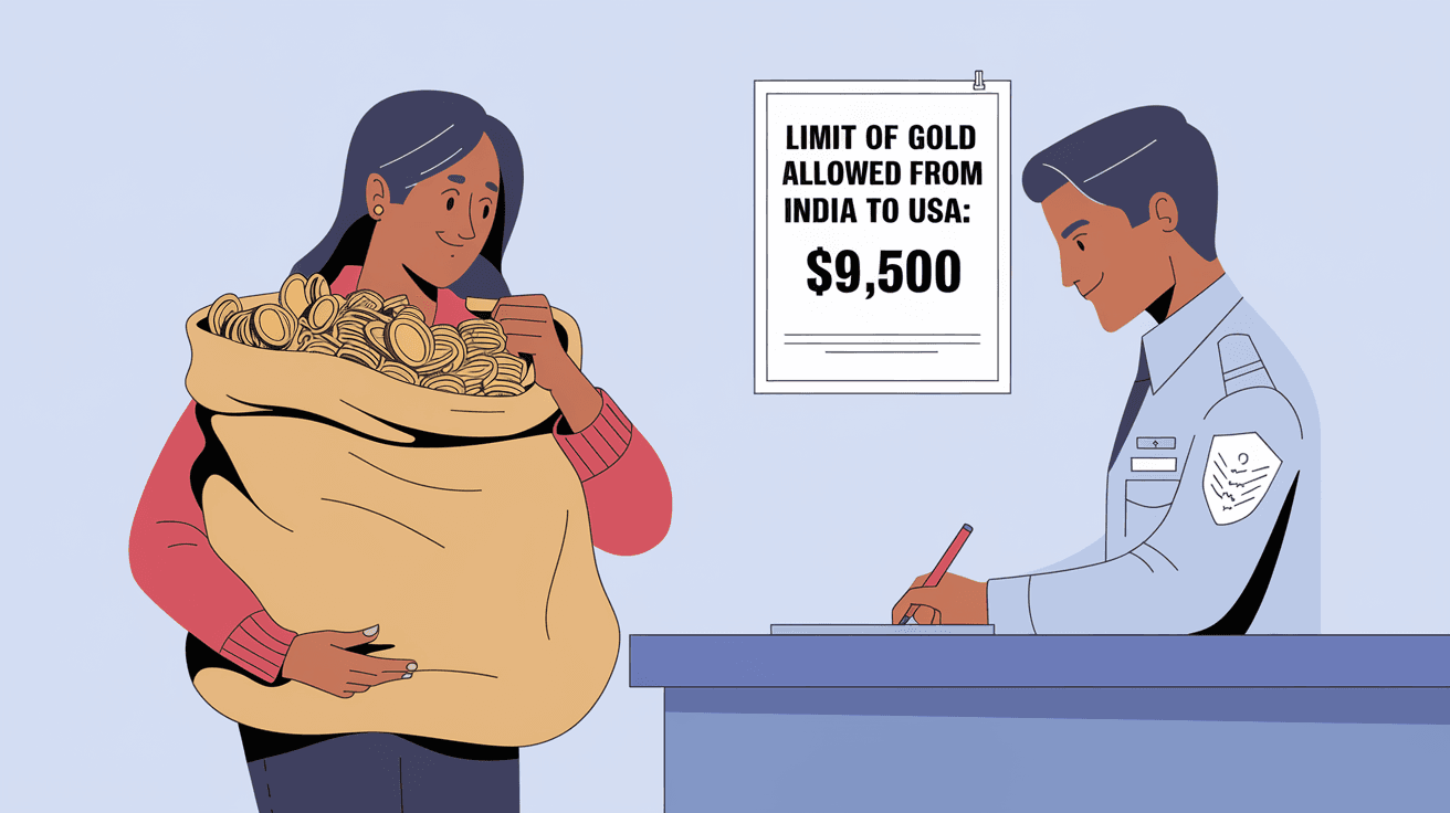 How Much Gold Is Allowed From India to USA