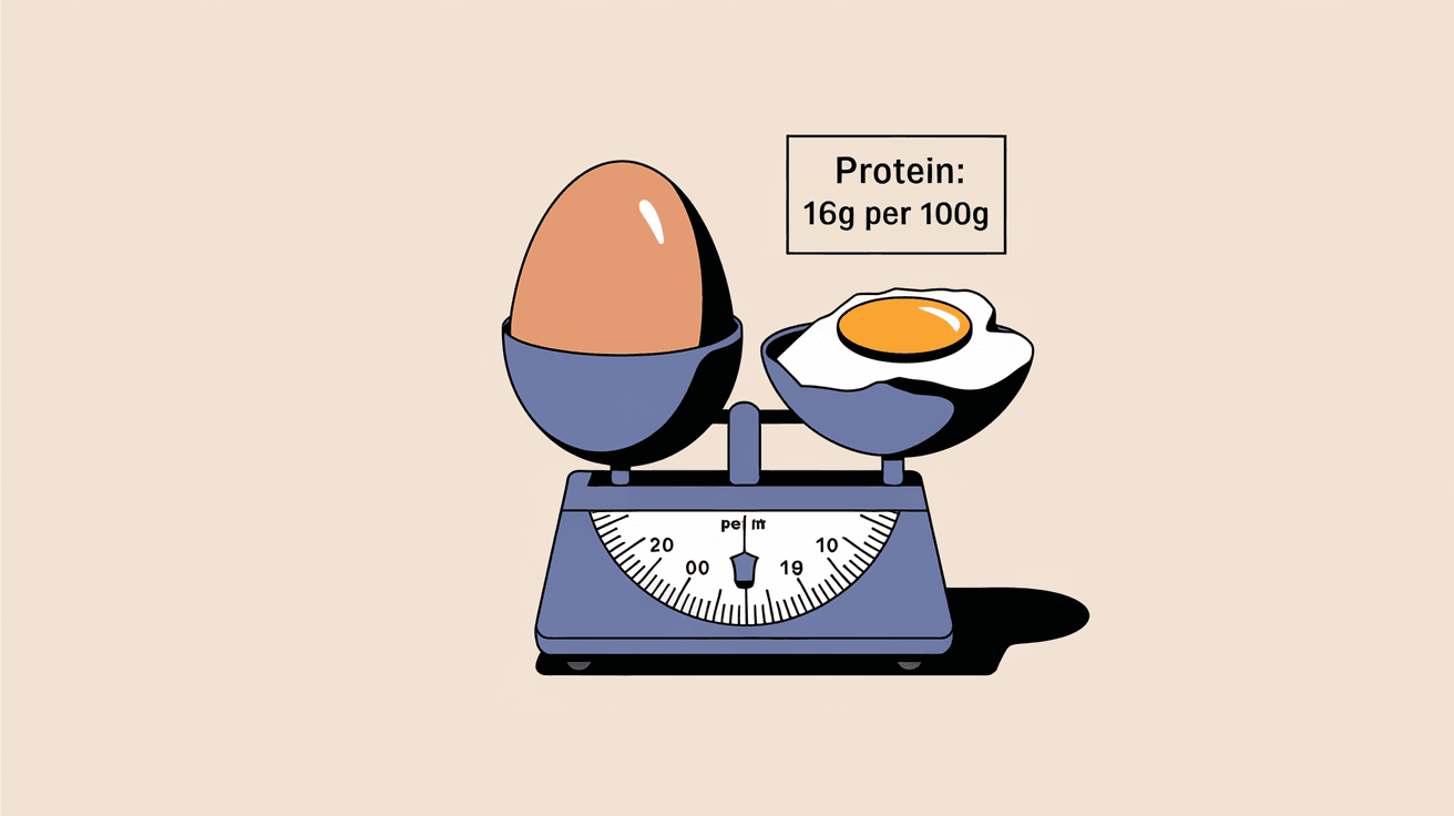 How Much Protein in 1 Boiled Egg White in India