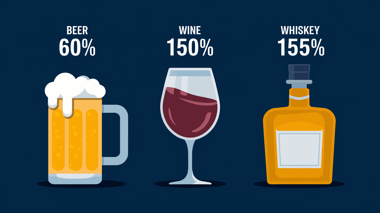 How Much Tax on Alcohol in India