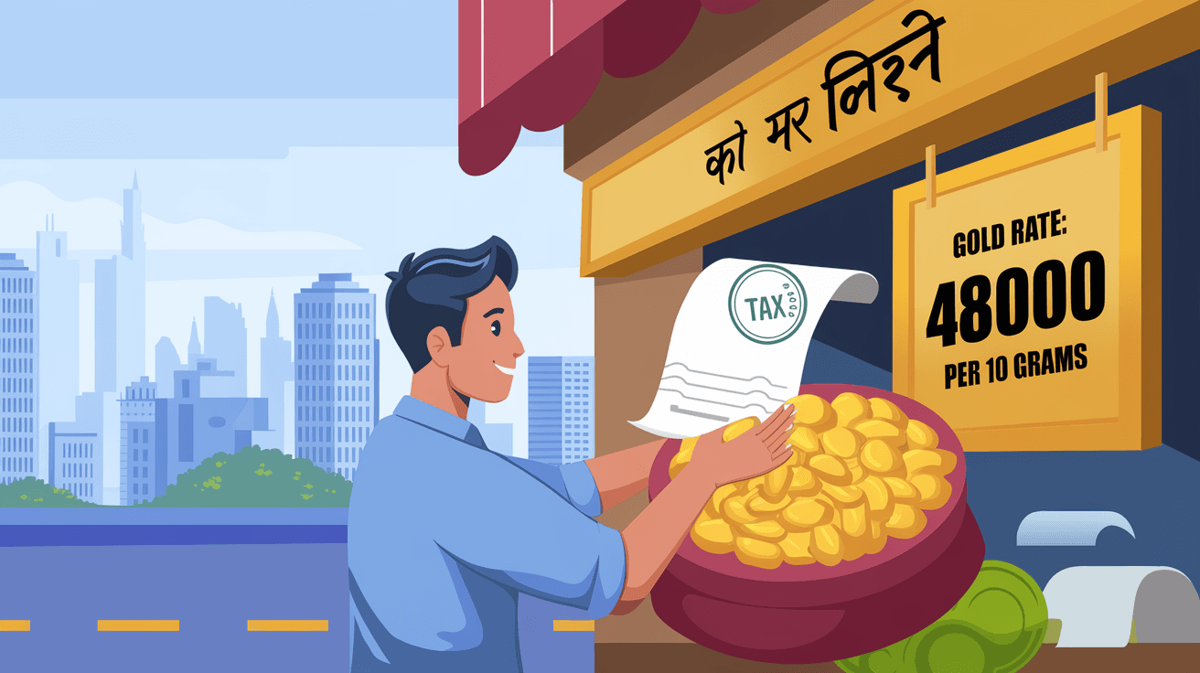 How Much Tax on Gold Purchase in India