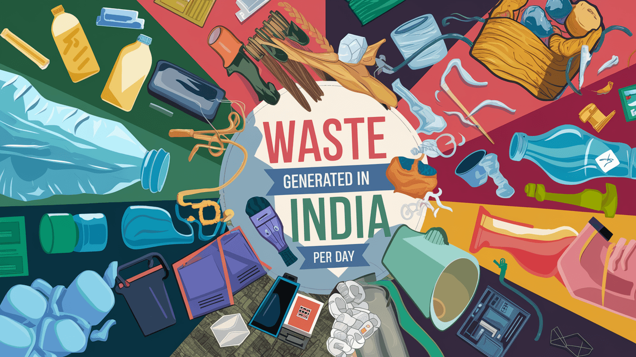 How Much Waste Is Generated in India Per Day