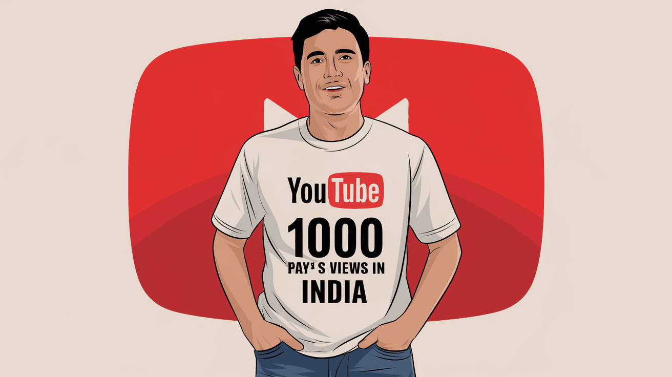 How Much YouTube Pays Per 1000 Views in India