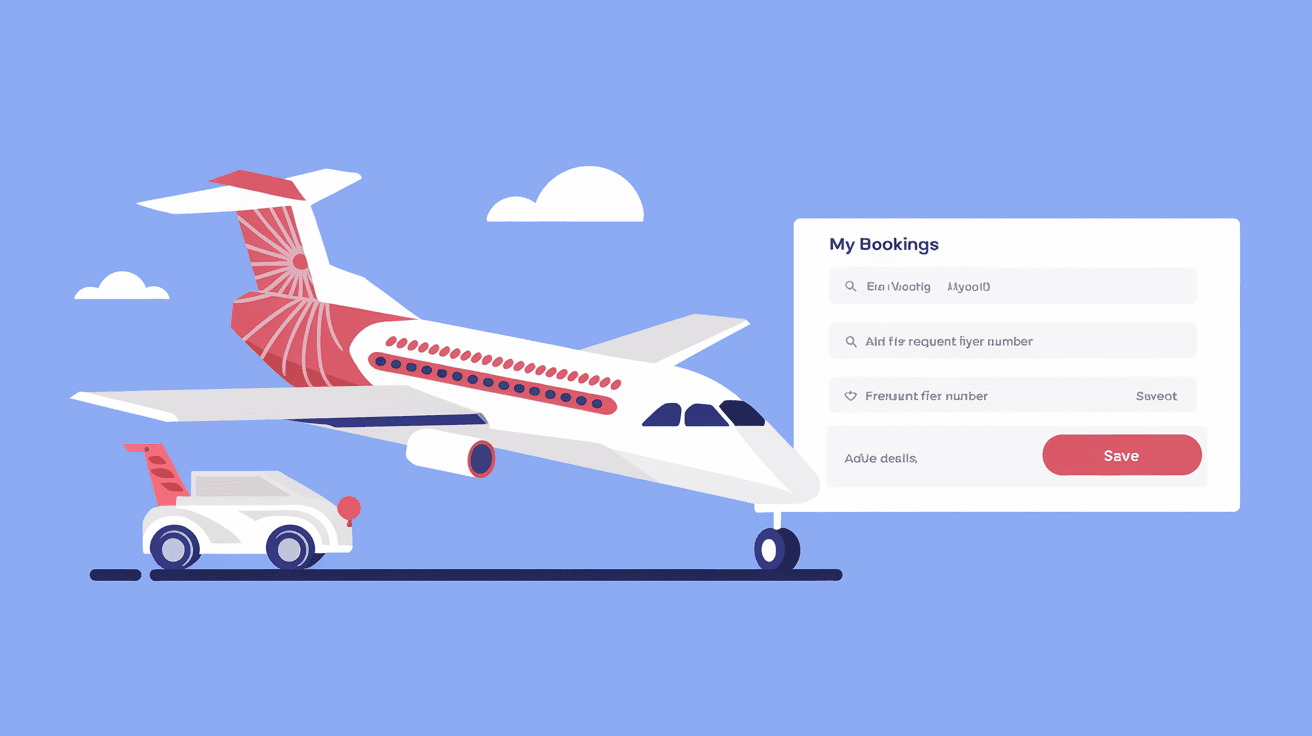 How to Add Frequent Flyer Number in Air India