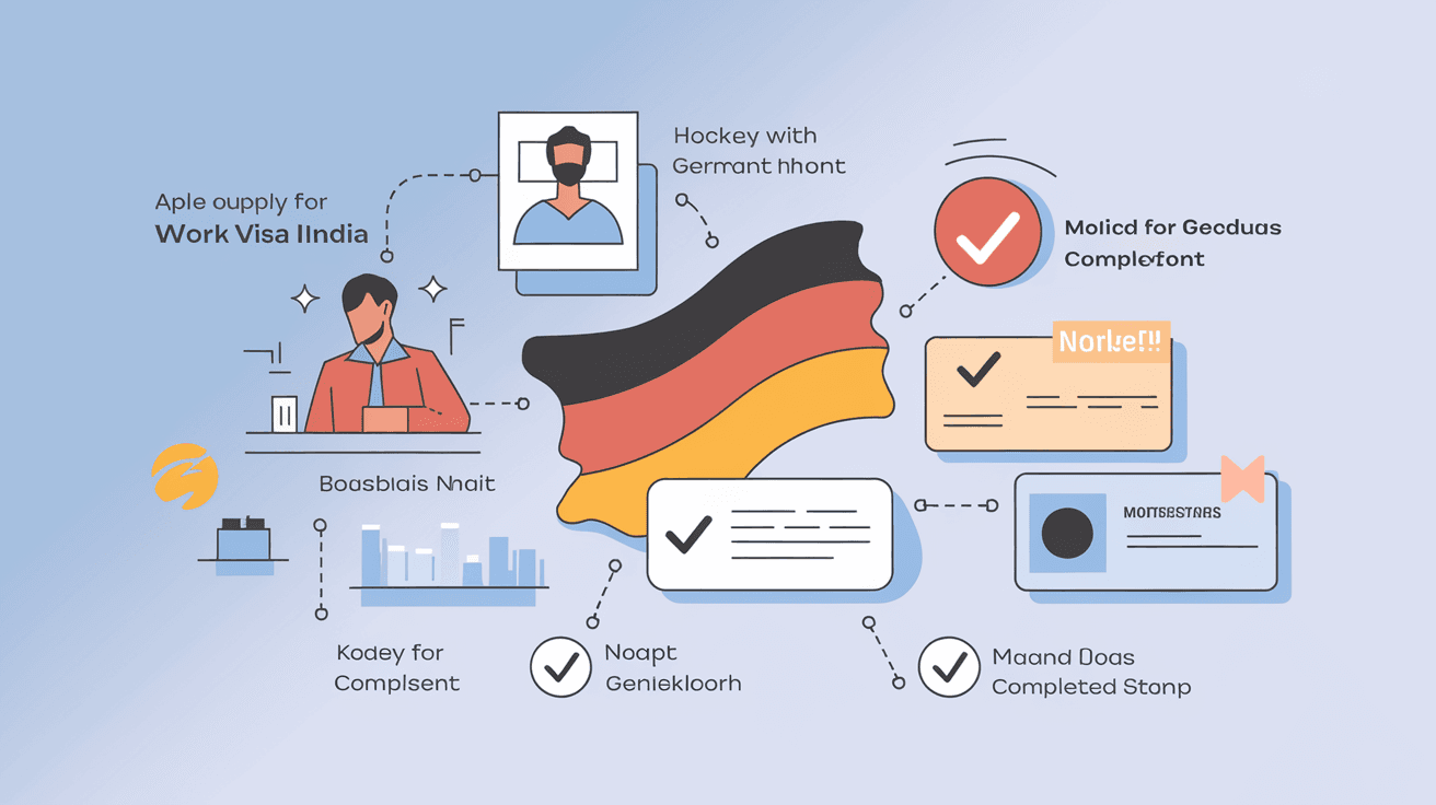 How to Apply for Work Visa in Germany from India