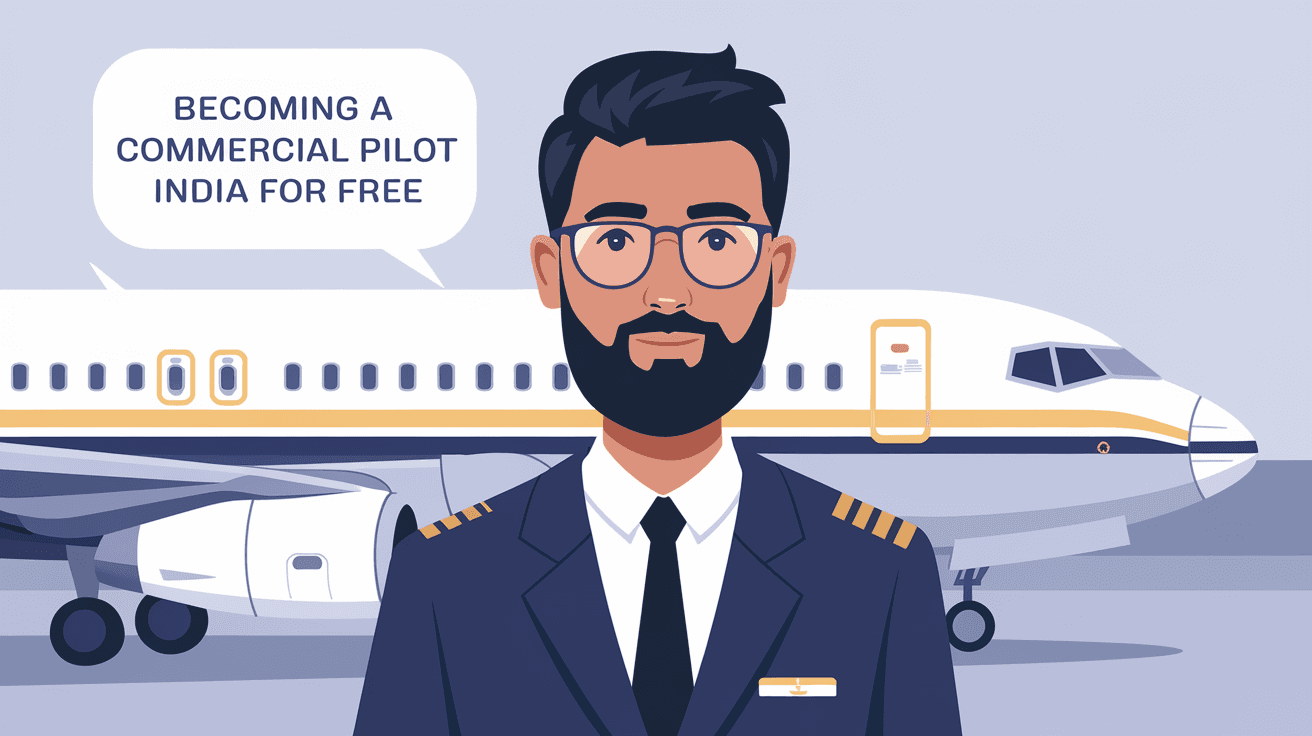 How to Become a Commercial Pilot in India for Free