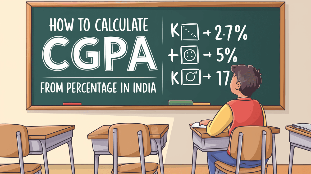How to Calculate CGPA from Percentage in India