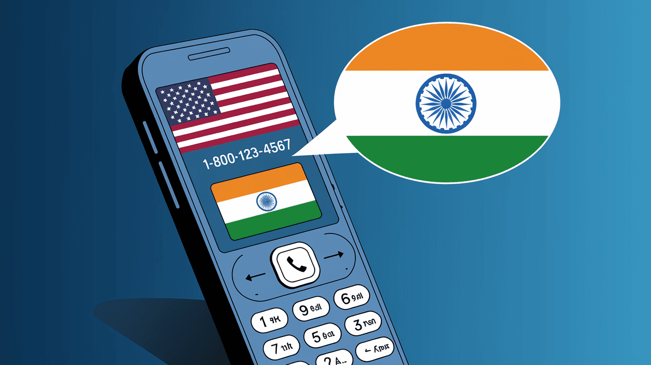 How to Call India Toll Free Number from USA