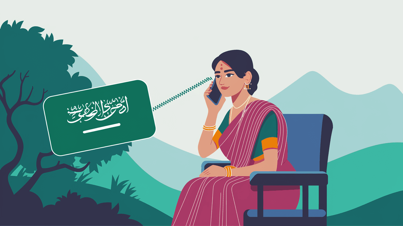 How to Call Saudi Arabia from India