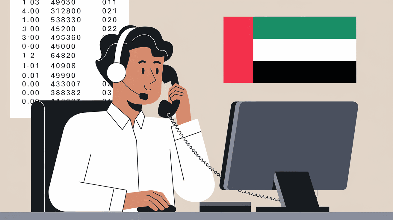 How to Call UAE from India