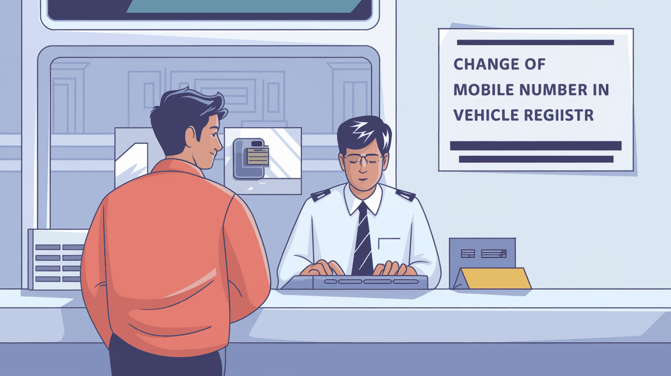 How to Change Mobile Number in Vehicle Registration India