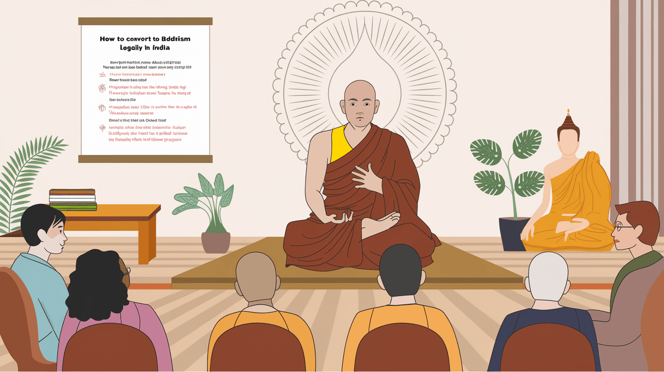 How to Convert to Buddhism Legally in India
