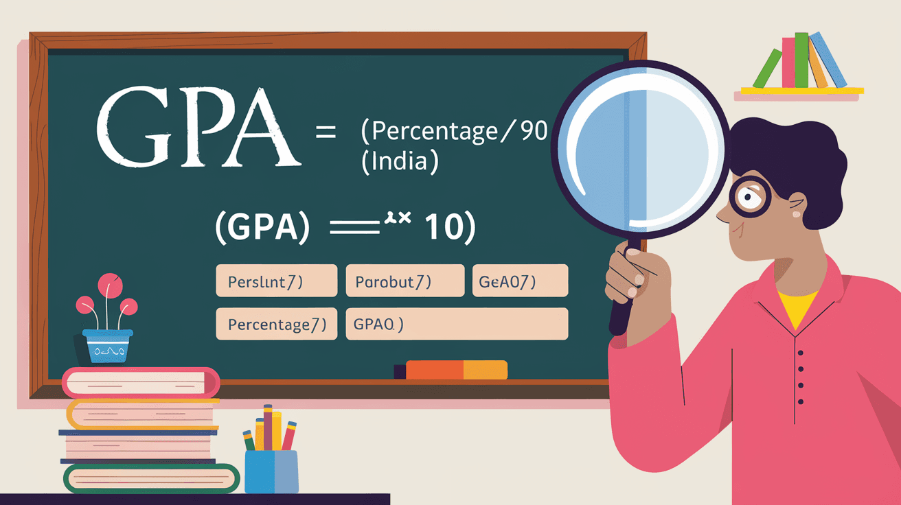 How to Convert Percentage to GPA in India