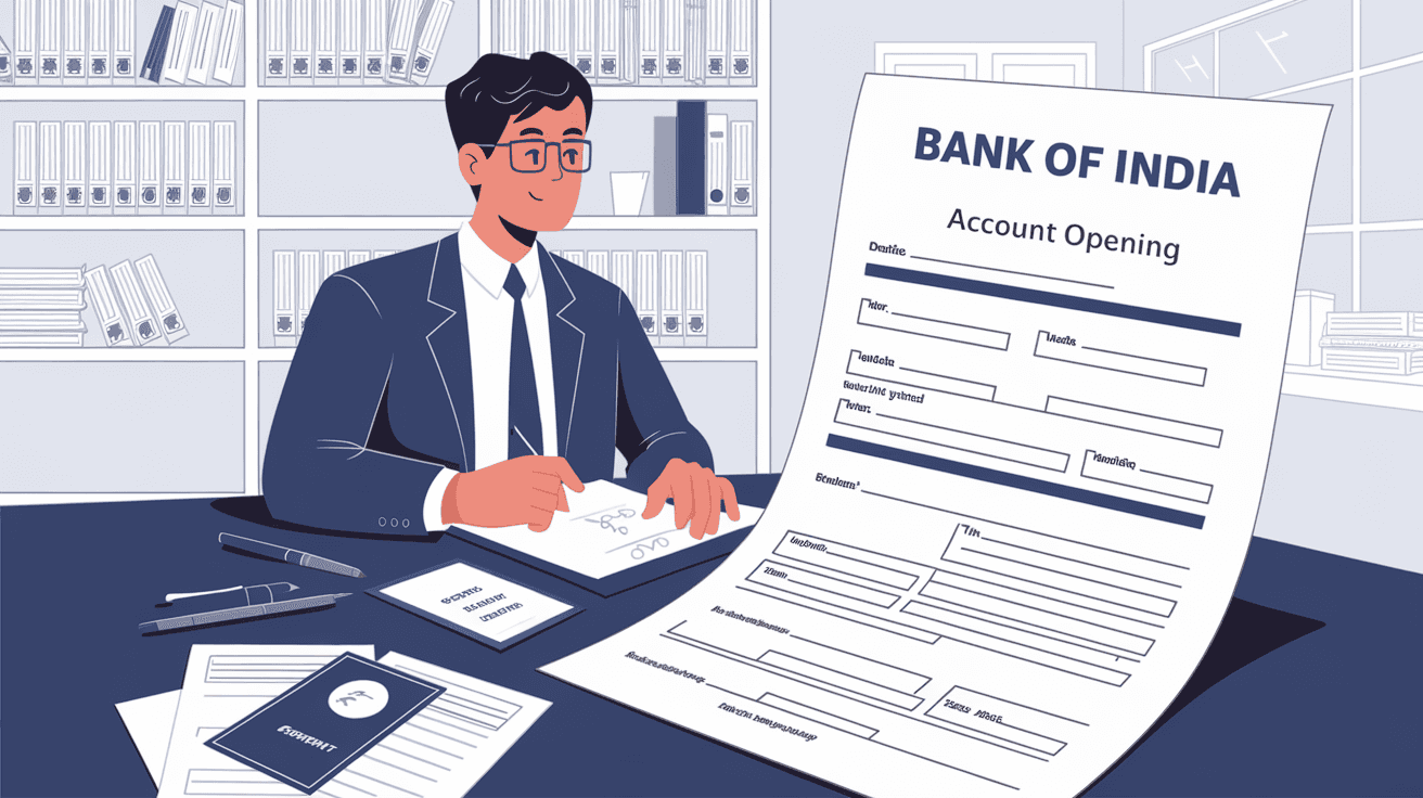 How to Fill Bank of India Account Opening Form