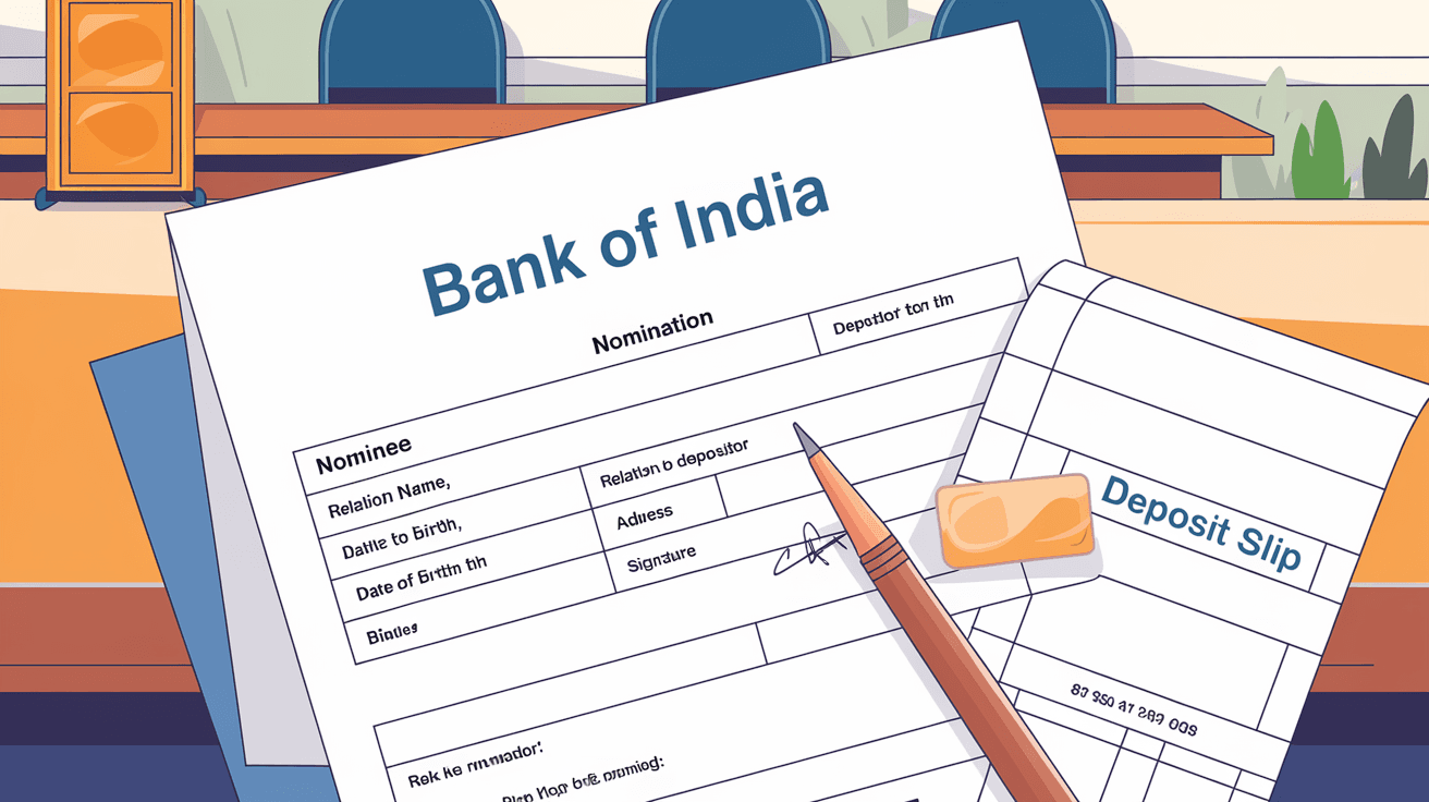How to Fill Nomination Form of Bank of India